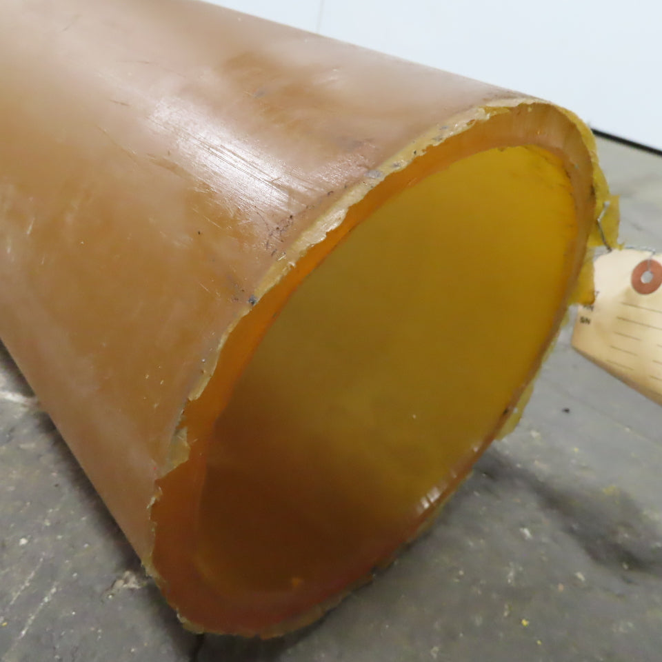 8" x 6-3/4" ID 3/4" Wall Thickness Latex Or Polyurethane Liner Lagging Pipe 10'