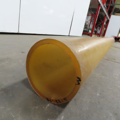 8" x 6-3/4" ID 3/4" Wall Thickness Latex Or Polyurethane Liner Lagging Pipe 10'