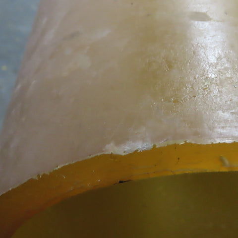 8" x 6-3/4" ID 3/4" Wall Thickness Latex Or Polyurethane Liner Lagging Pipe 10'