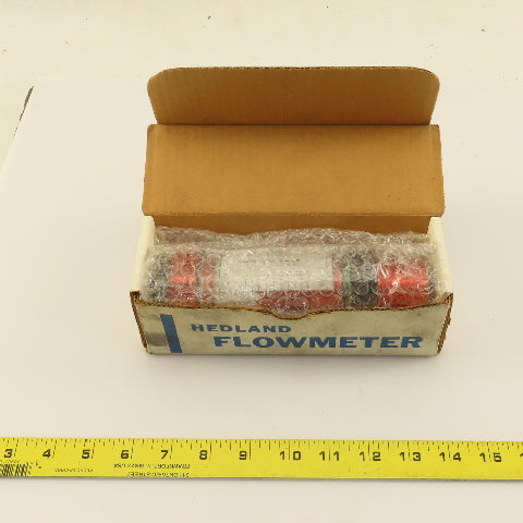 Hedland Flow Meter 3/4" NPT 0.876 SP GR 0.5-5 GPM Max Pressure 1000 PSI 400°