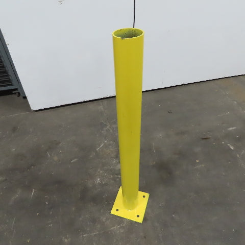4-1/2" OD x 48" Tall Floor Mount Guard Column Post Safety Yellow
