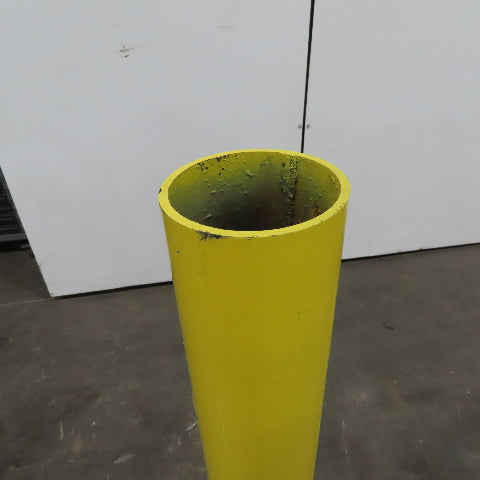4-1/2" OD x 48" Tall Floor Mount Guard Column Post Safety Yellow