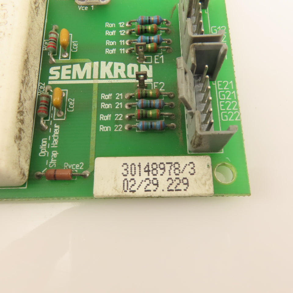Semikron 30148978/3 MOSFET Gate Driver Circuit Board