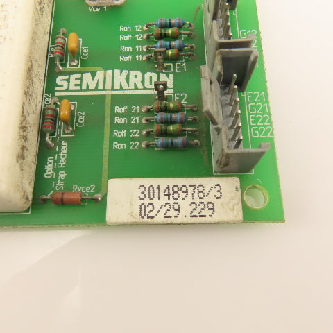 Semikron 30148978/3 MOSFET Gate Driver Circuit Board