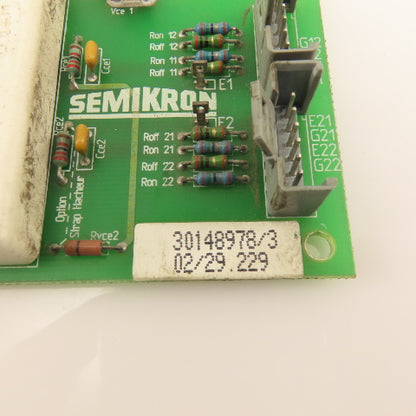 Semikron 30148978/3 MOSFET Gate Driver Circuit Board