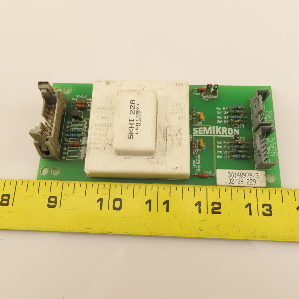 Semikron 30148978/3 MOSFET Gate Driver Circuit Board