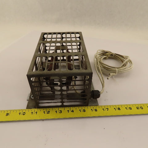 Chromalox PT-512 120V 125W Double Strip Heater Cage Assembly