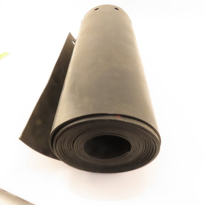 15" Wide 2 Ply .096" Thick Woven Center Rubber Belting Skirting Material 15'