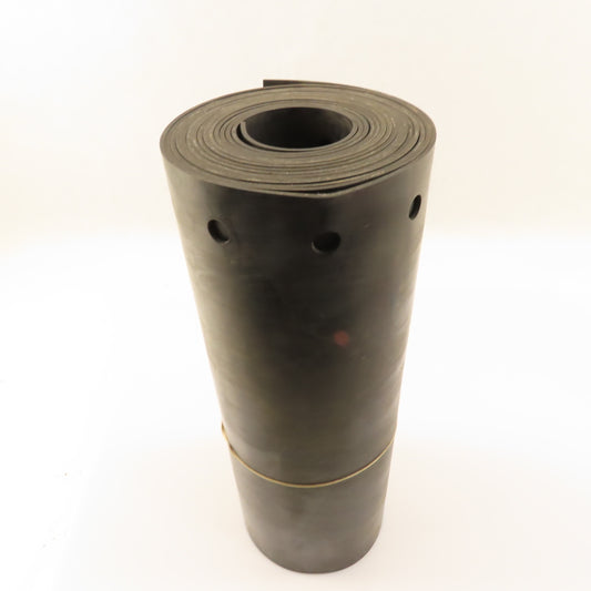 15" Wide 2 Ply .096" Thick Woven Center Rubber Belting Skirting Material 15'