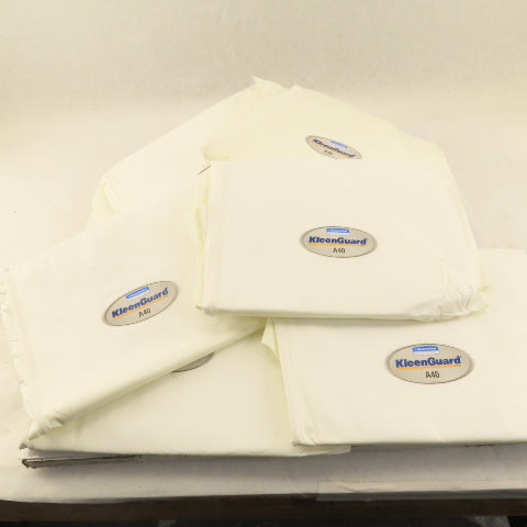 Kimberly Clark A40 Kleenguard Size XL Zippered Coverall Suit PPE Lot Of 9