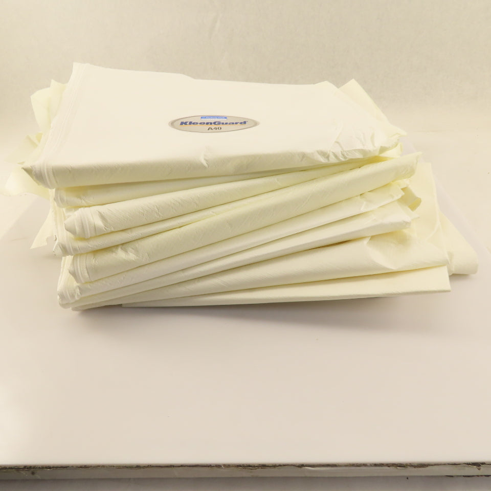 Kimberly Clark A40 Kleenguard Size XL Zippered Coverall Suit PPE Lot Of 9