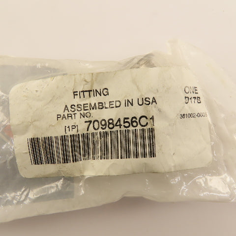 Navistar International 7098456C1 Priming Pump Check Valve Fitting OEM