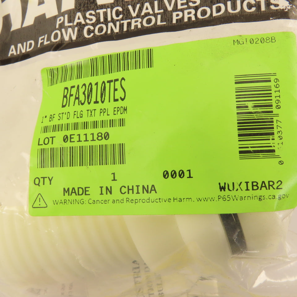 Hayward BFA3010TES 1" FNPT x FNPT Polypropylene Tank Bulkhead Fitting