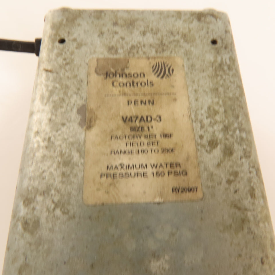 Johnson Controls V47AD-3 1" Temperature Actuated Water Valve 160-230°F