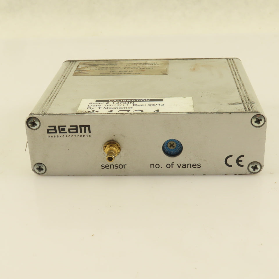 Acam Picoturn BM V6 Rotational Speed Measurement Controller Min200/Max400,000RPM