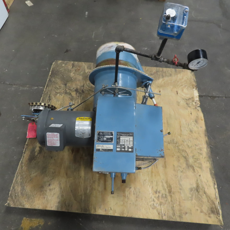 Gordon Platt R10.1-G-30 Natural Gas Burner W/3Hp 3Ph Blower MBH3500 Max/1167 min