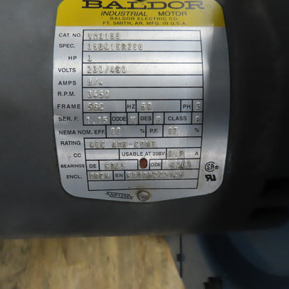 Gordon Platt R10.1-G-30 Natural Gas Burner W/3Hp 3Ph Blower MBH3500 Max/1167 min