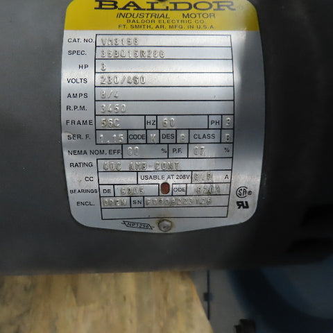 Gordon Platt R10.1-G-30 Natural Gas Burner W/3Hp 3Ph Blower MBH3500 Max/1167 min