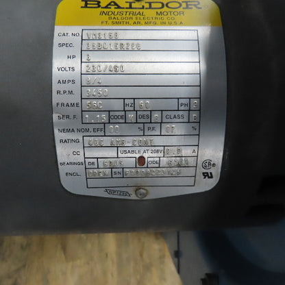 Gordon Platt R10.1-G-30 Natural Gas Burner W/3Hp 3Ph Blower MBH3500 Max/1167 min