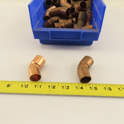 Nibco 45° Street Elbow Wrot Copper FTG x Cup 3/4" x 3/4" Sweat Fitting Lot/65
