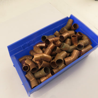 Nibco 45° Street Elbow Wrot Copper FTG x Cup 3/4" x 3/4" Sweat Fitting Lot/65