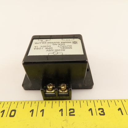 Ogura Clutch Co. OPR109A 90V DC 1A 200/220VAC Motor Brake Rectifier