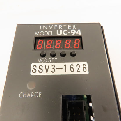 Sugino Machine UC-94 Ver 1.01 180-230V AC 50/60Hz Inverter Drive