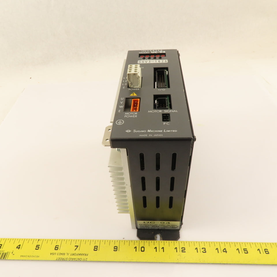 Sugino Machine UC-94 Ver 1.01 180-230V AC 50/60Hz Inverter Drive