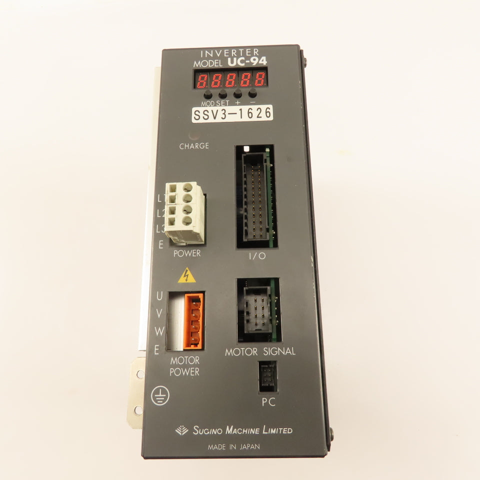 Sugino Machine UC-94 Ver 1.01 180-230V AC 50/60Hz Inverter Drive