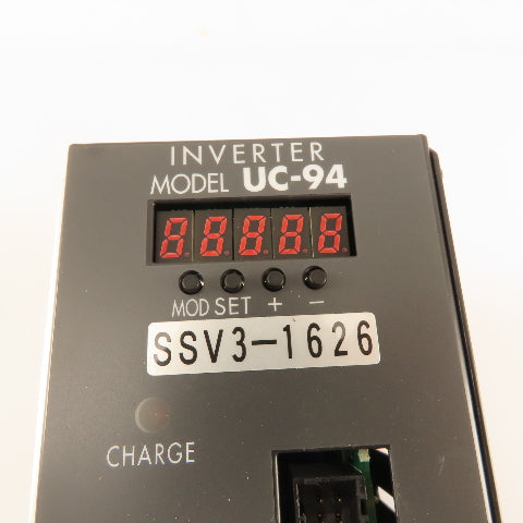 Sugino Machine UC-94 Ver 1.03 180-230V AC 50/60Hz Inverter Drive