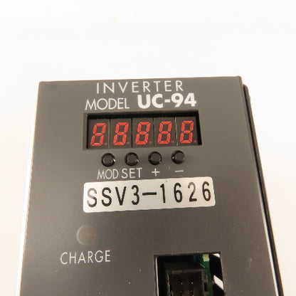 Sugino Machine UC-94 Ver 1.03 180-230V AC 50/60Hz Inverter Drive