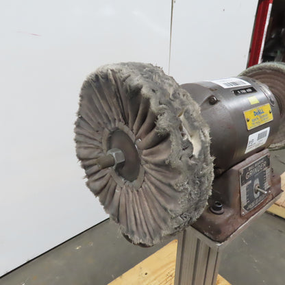 Do-All D3020 1/2HP 8"Dual Arbor Metal Polisher Buffer 115V 3450RPM W/Pedestal