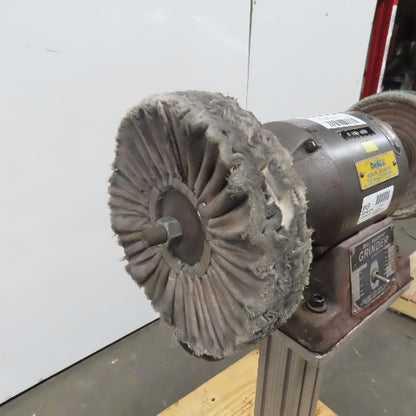 Do-All D3020 1/2HP 8"Dual Arbor Metal Polisher Buffer 115V 3450RPM W/Pedestal