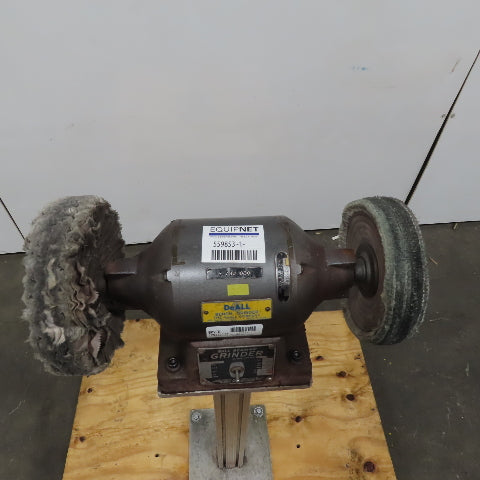 Do-All D3020 1/2HP 8"Dual Arbor Metal Polisher Buffer 115V 3450RPM W/Pedestal