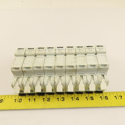 Wago 811-410 30A 600V Class CC Fuse Holder Din Rail Mount Lot Of 9