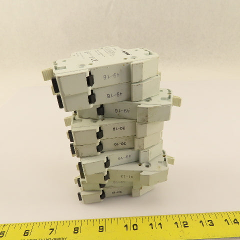 Wago 811-410 30A 600V Class CC Fuse Holder Din Rail Mount Lot Of 9