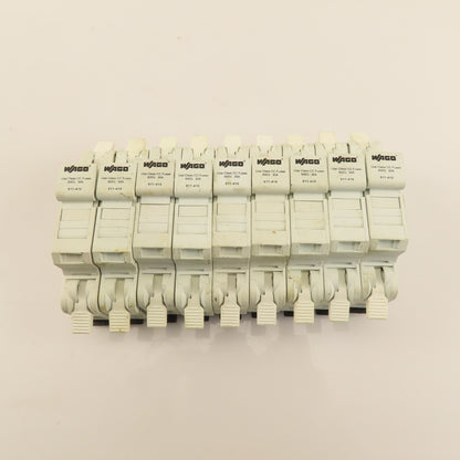 Wago 811-410 30A 600V Class CC Fuse Holder Din Rail Mount Lot Of 9