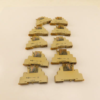 Omron G2R-2-SN 2160YK 24VDC Relay Module Socket Base Lot Of 10