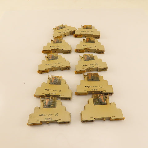 Omron G2R-2-SN 2160YK 24VDC Relay Module Socket Base Lot Of 10
