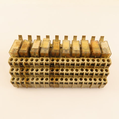 Omron G2R-2-SN 2160YK 24VDC Relay Module Socket Base Lot Of 10