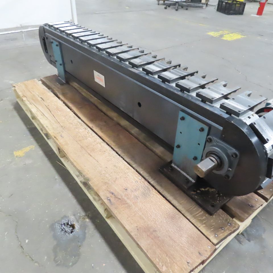Camco x 3" Precision Link Parts Belt Conveyor 90VDC 87" OAL