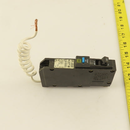 Square D QO115AFI 15A 120VAC 1 Pole Circuit Breaker Arc-D-Tect GFI