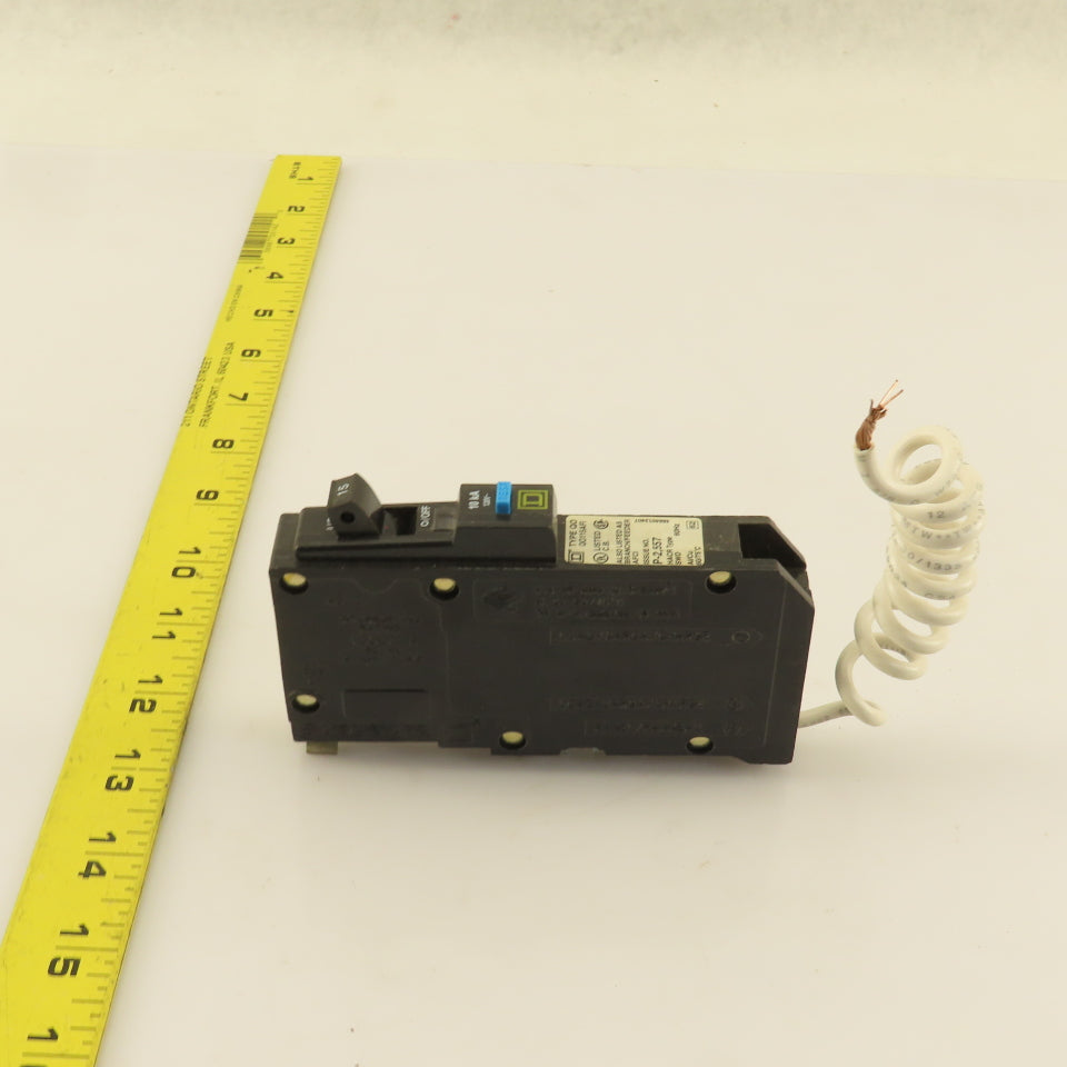 Square D QO115AFI 15A 120VAC 1 Pole Circuit Breaker Arc-D-Tect GFI