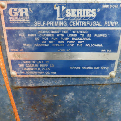Gorman Rupp T10A60S-B Cast Iron Pump Housing Self Priming 10" x 10"