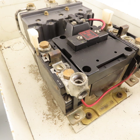 Allen Bradley 709-DOD Size 3 DOL Magnetic Motor Starter 120V Coil Manual Reset