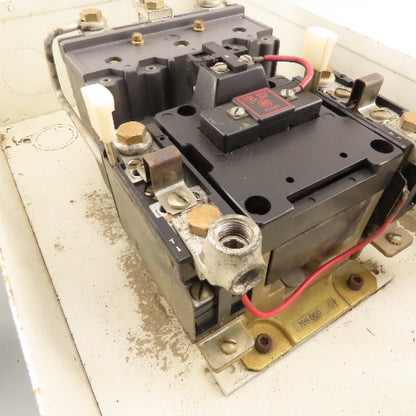 Allen Bradley 709-DOD Size 3 DOL Magnetic Motor Starter 120V Coil Manual Reset