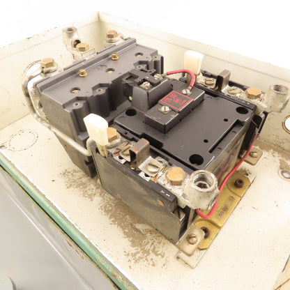 Allen Bradley 709-DOD Size 3 DOL Magnetic Motor Starter 120V Coil Manual Reset