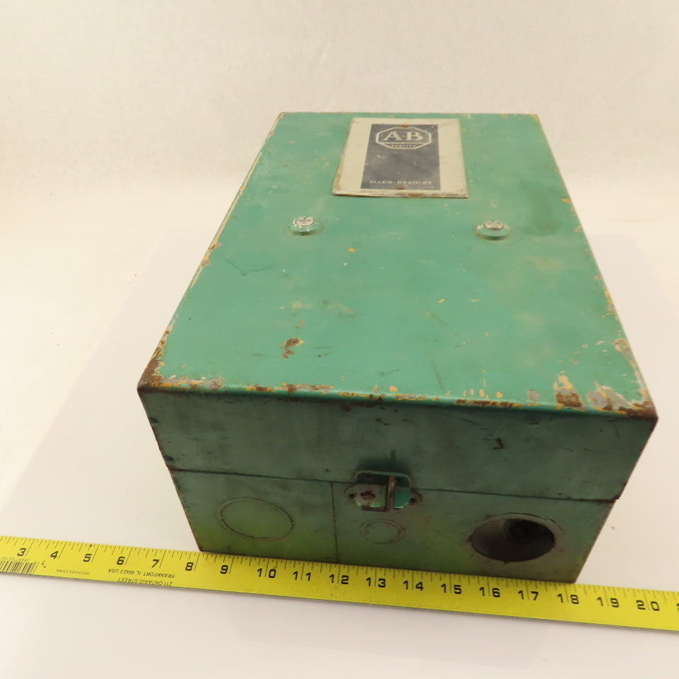 Allen Bradley 709-DOD Size 3 DOL Magnetic Motor Starter 120V Coil Manual Reset