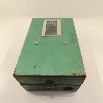 Allen Bradley 709-DOD Size 3 DOL Magnetic Motor Starter 120V Coil Manual Reset