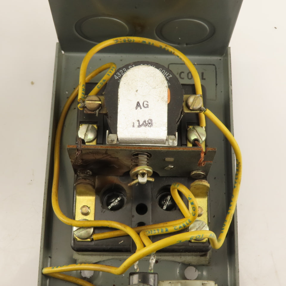 Square D 8501CG2 Class 8501 Type CG2 Magnetic Relay 277/600V 1/2Hp 120V Coil